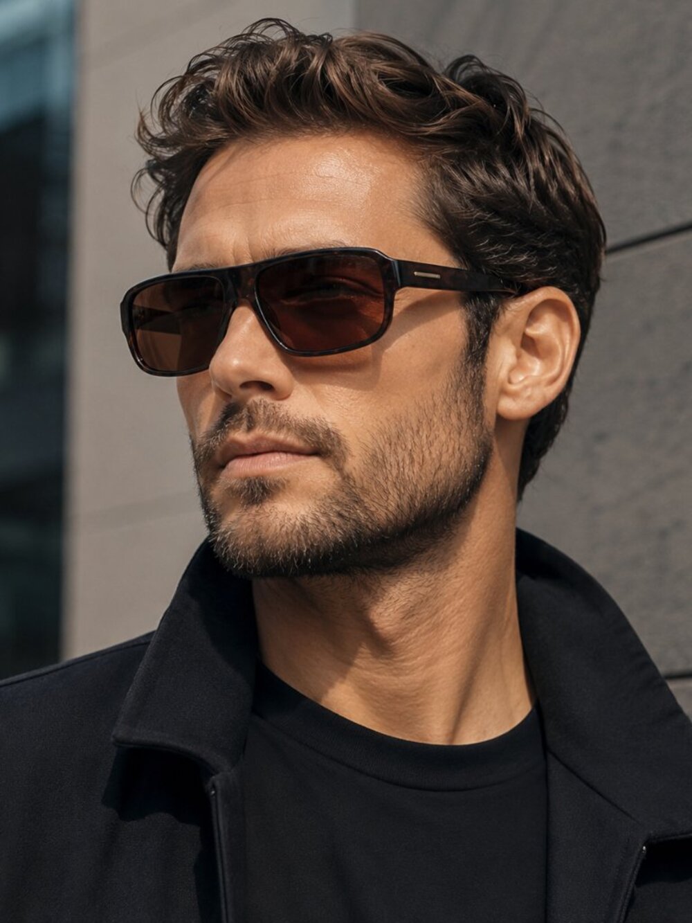 HUGO BOSS Tortoiseshell Sunglasses